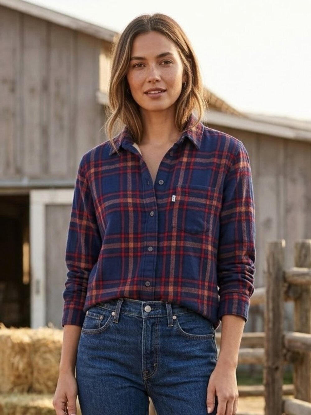 LEVI'S Limited Edition Boyfriend Fine Flannel Shirt
